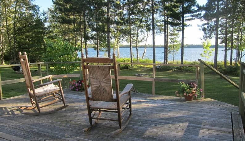 Deck Overlooking Lake