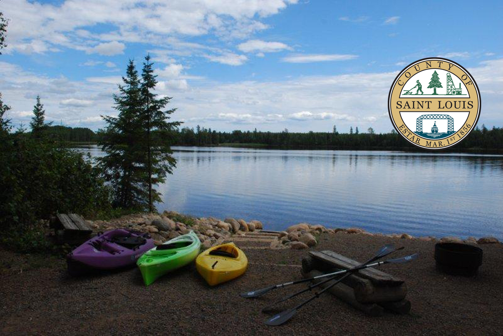lake with kayaks lake with kayaks